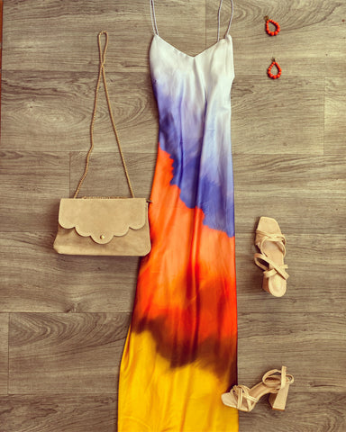 Robe orange - LOANA