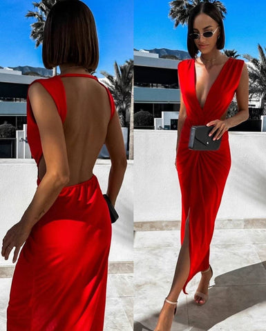 Robe rouge - ANAELLE