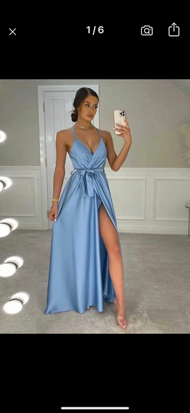 Robe bleue - CRISTINA