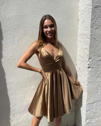 Robe bronze - EMMA