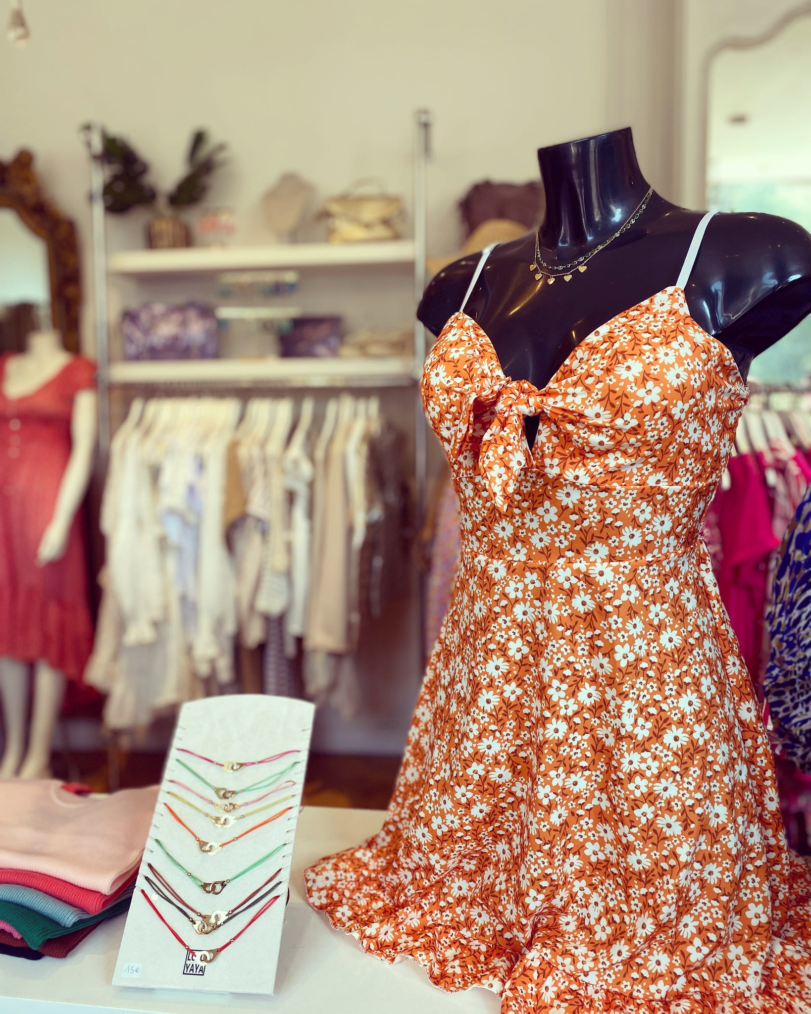 Robe orange - TARA