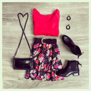 Pull rouge - LAURE