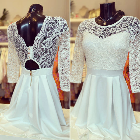 Robe blanche - MAËLYS
