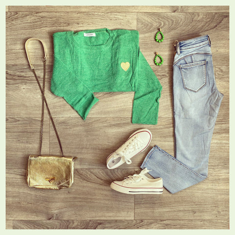 Pull vert - LYDIA