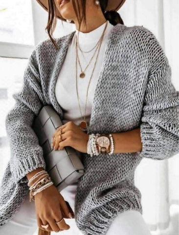 Gilet gris - FRANCOISE