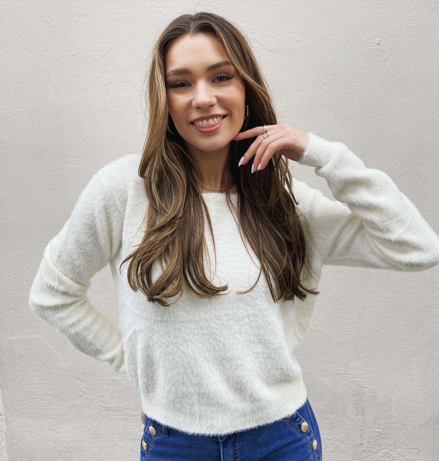 Pull blanc - LAURE