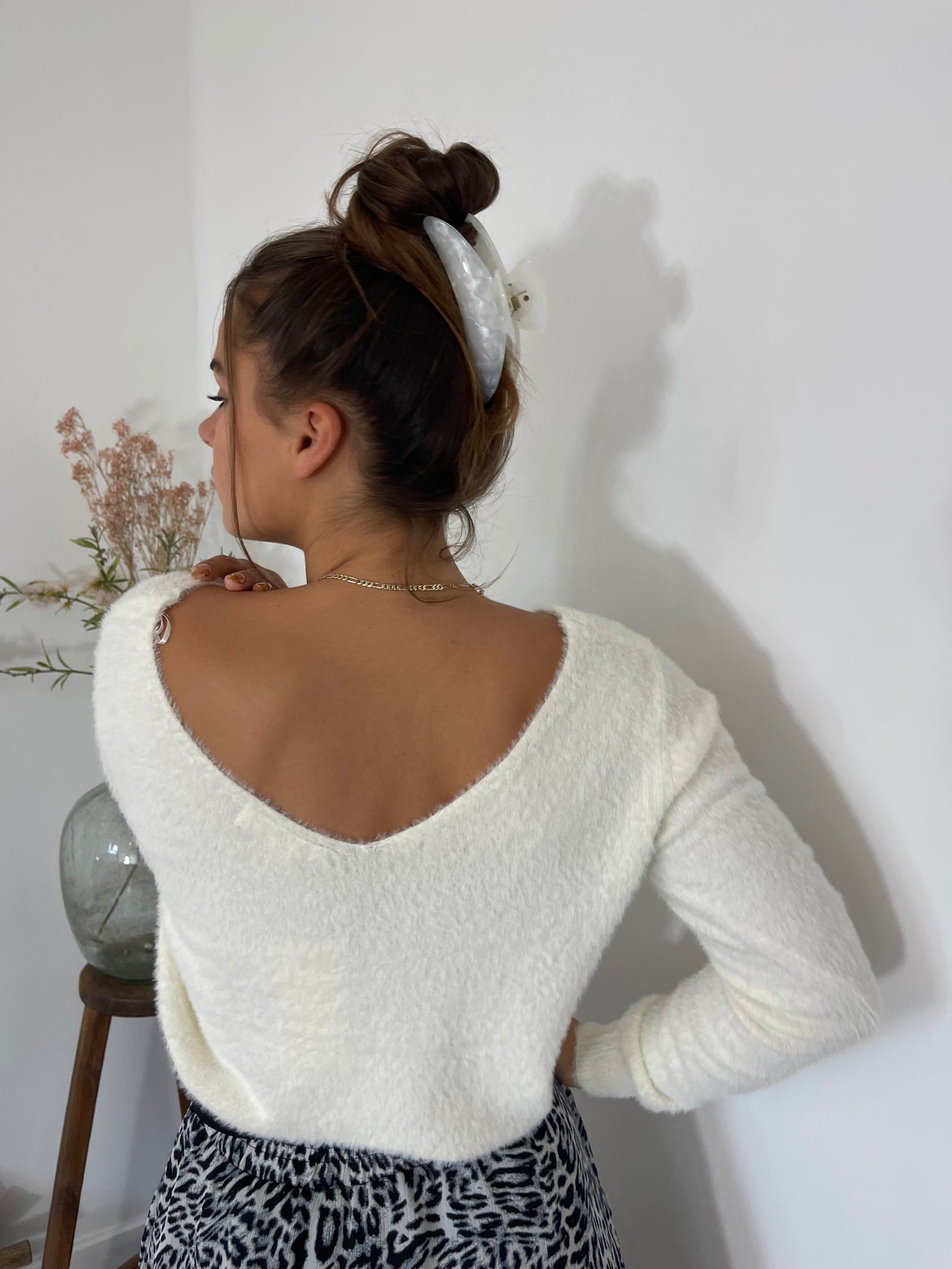 Pull blanc - LAURE