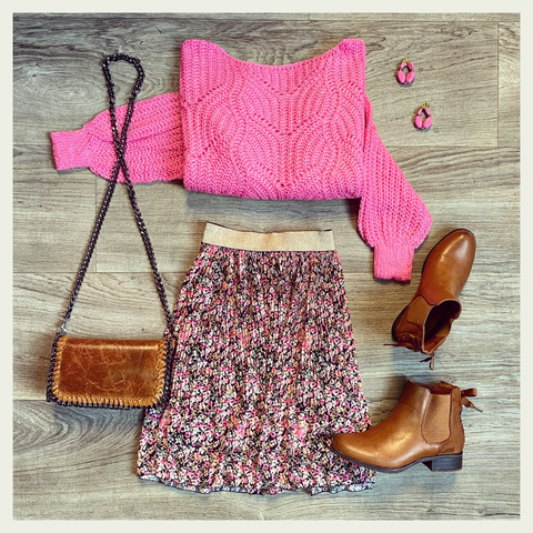 Pull rose - DOMITILLE