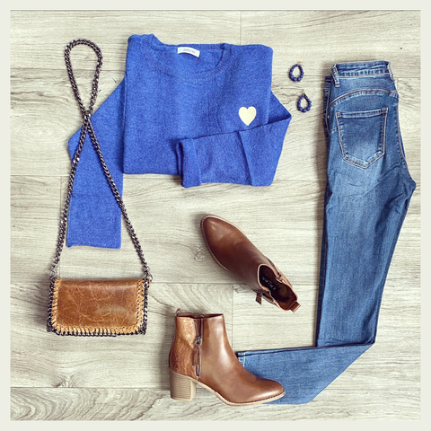 Pull bleu - LYDIA