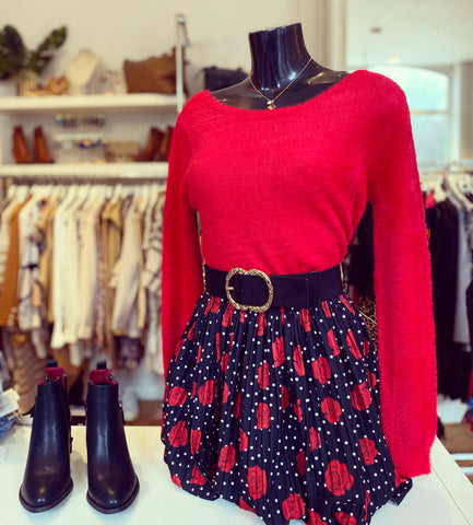 Pull rouge - LAURE