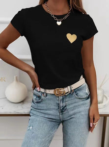 T-shirt noir - MARION