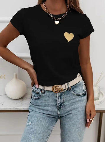 T-shirt noir - MARION