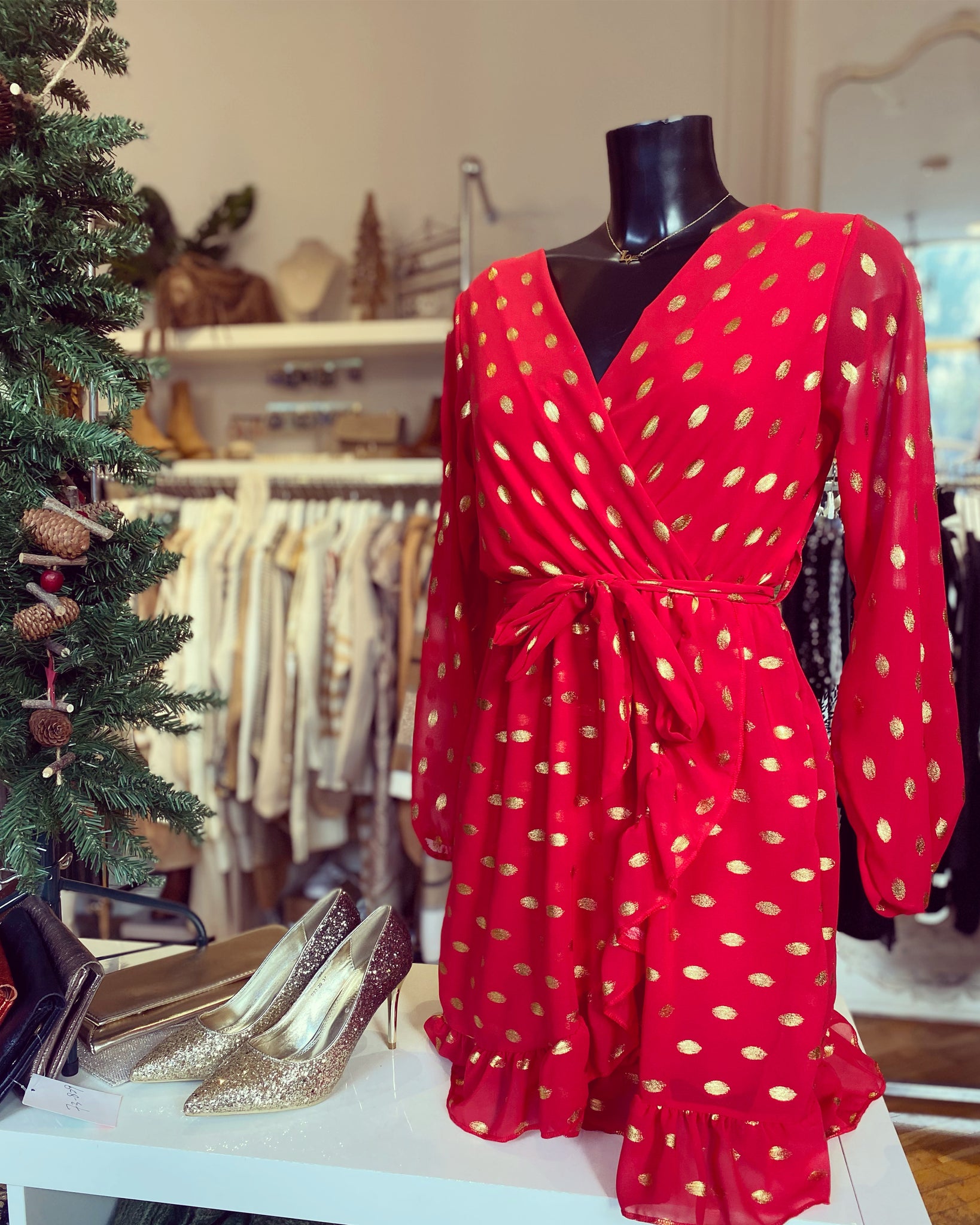 Robe rouge - SANDRA