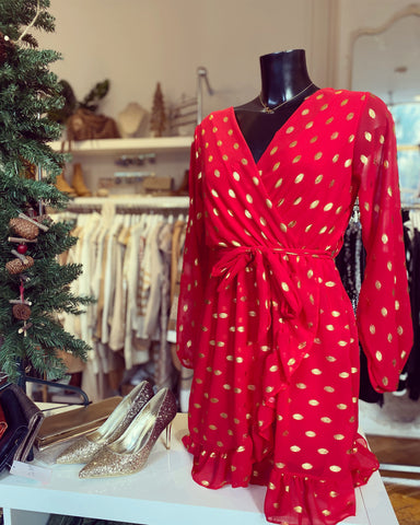 Robe rouge - SANDRA