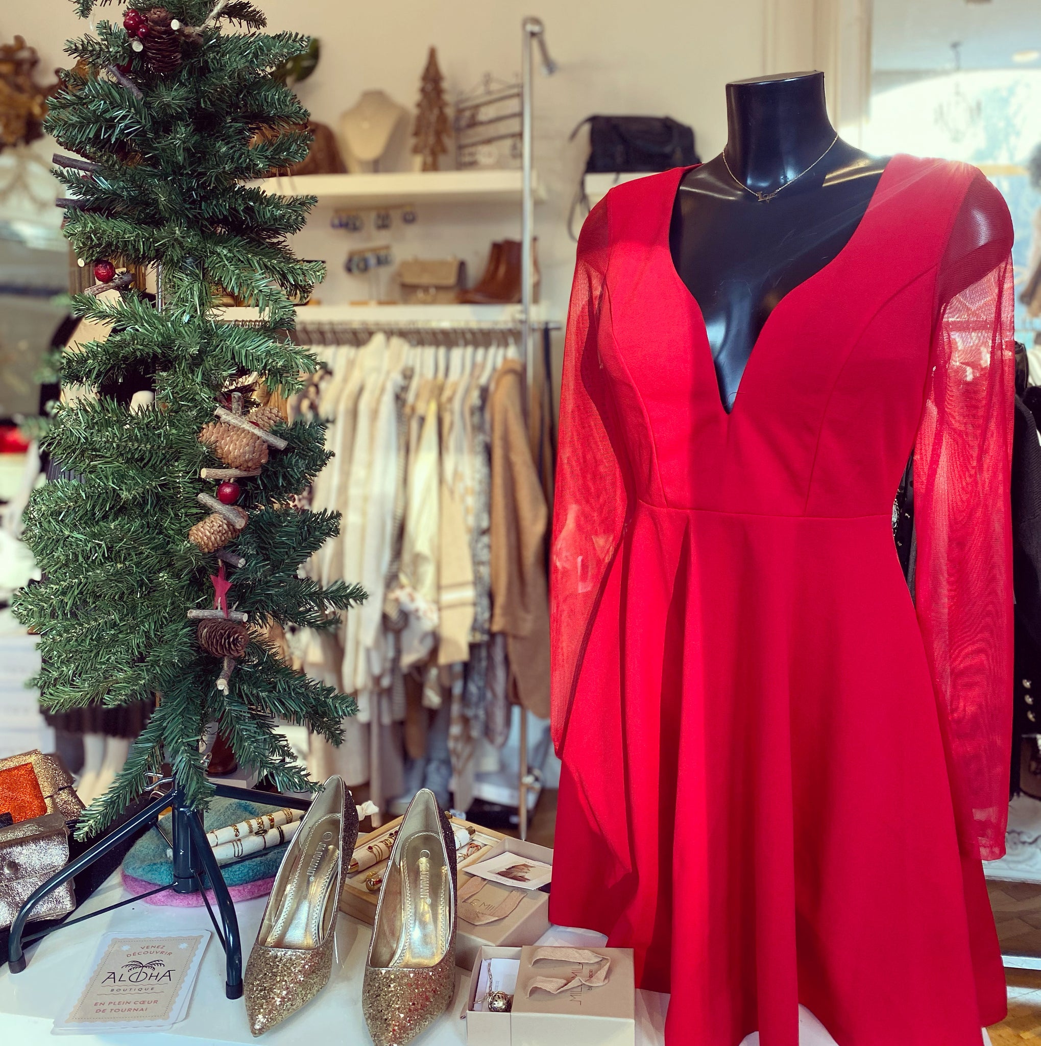 Robe rouge - DOUNIA